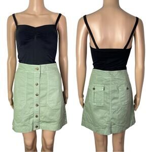 New Vineyard Vines Dyed Utility Stretch Spring Summer Cargo Skirt w/ Pockets